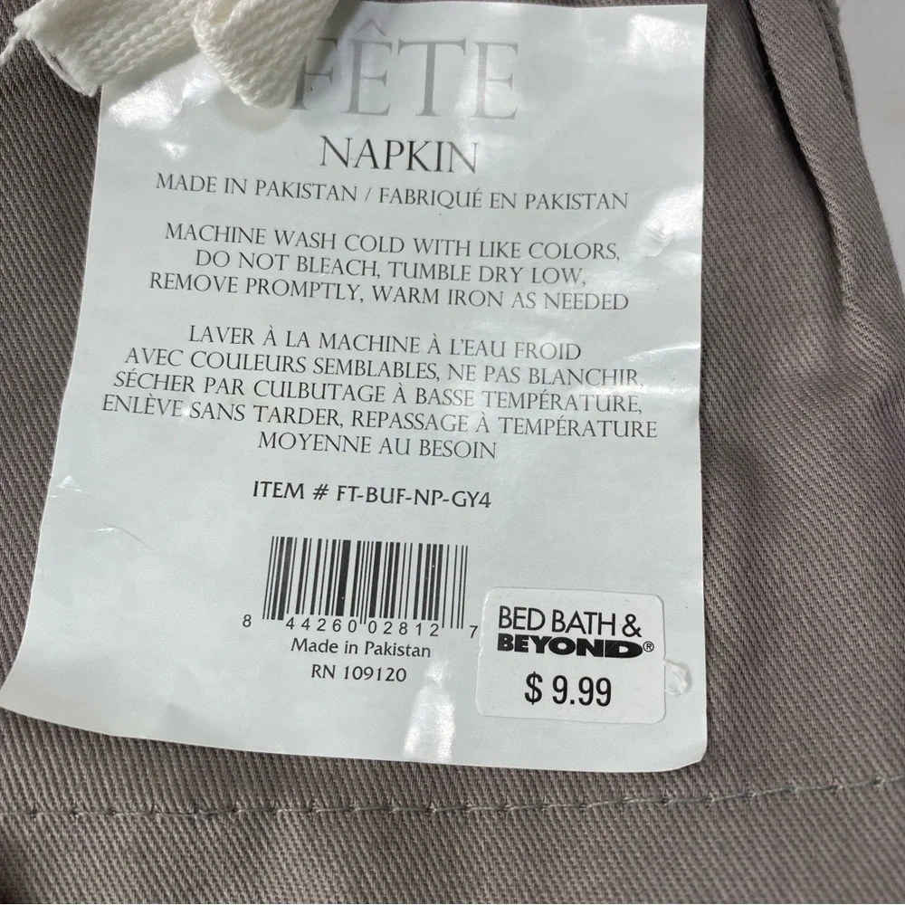 4 Fête Buffet Napkins Size 20
